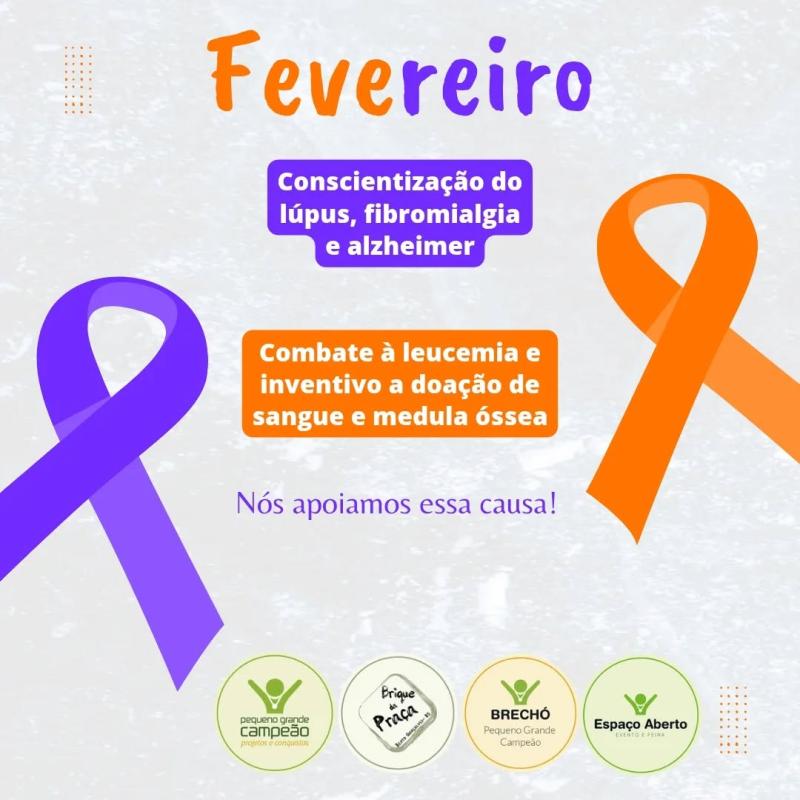 Fevereiro Roxo e Laranja