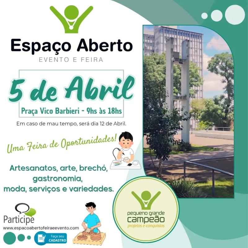 Vem Abril! Vem Feira! Vem com a Gente!