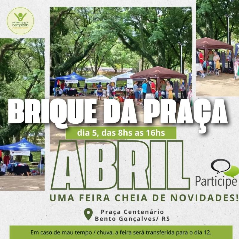 Vem Abril! Vem Feira! Participe!
