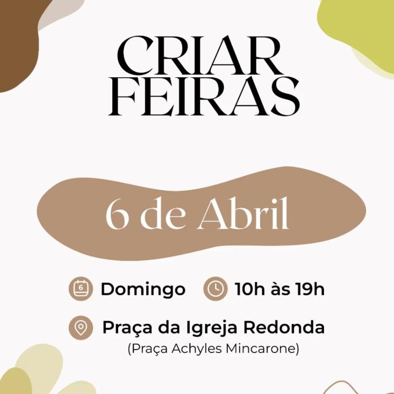 Vamos de Criar Feiras em Abril!