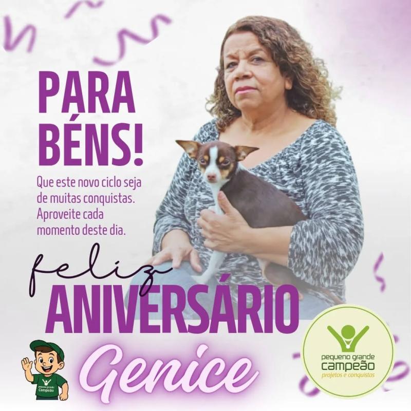 Parabéns, Genice!