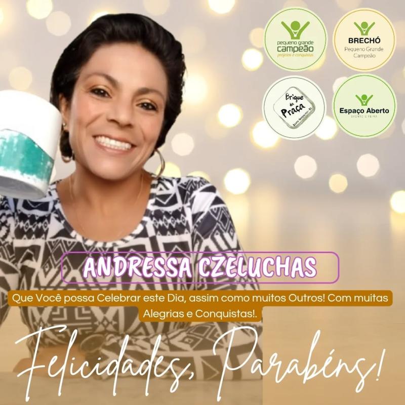 Parabéns, Andressa Czeluchas!