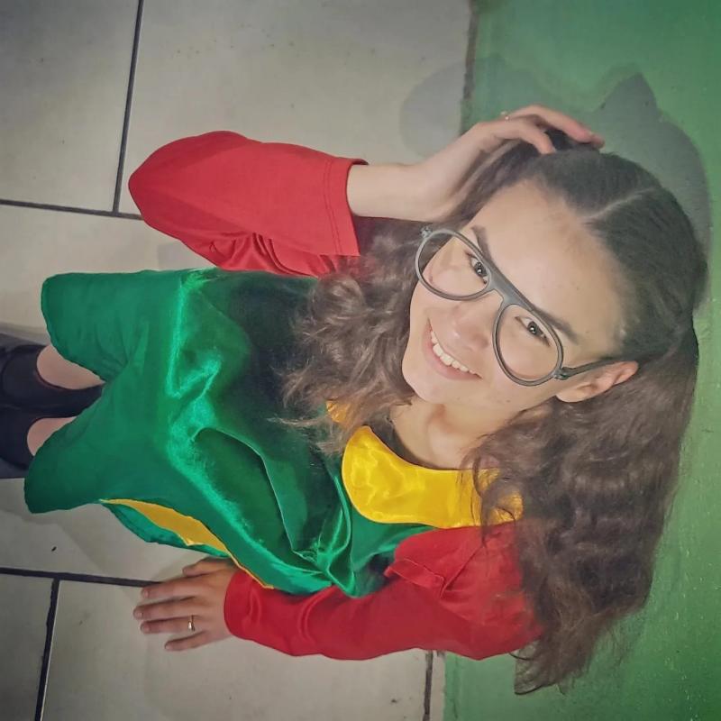 Diogo e Katyhellen, serão Kiko e Chiquinha