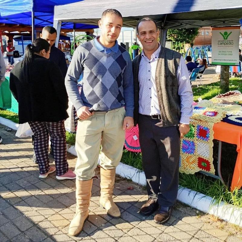 Hoje teve a Mateada Cultural no Aparecida