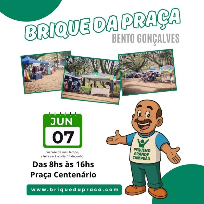 É Hoje, Dia de Brique da Praça! Participe!