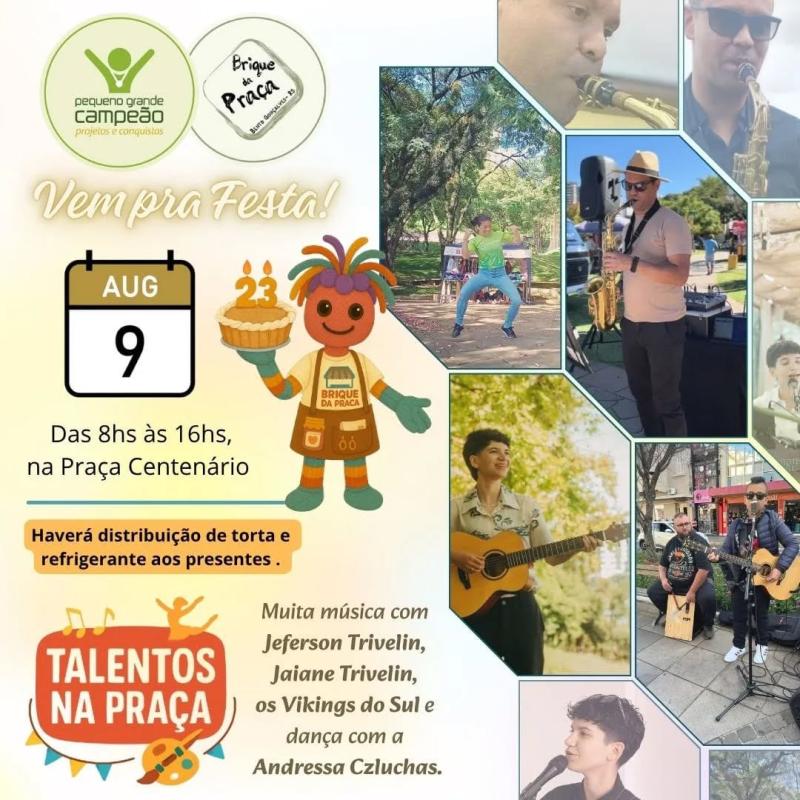 Brique da Praça faz 23 anos de Feira em Bento